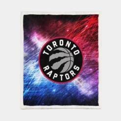 Toronto Raptors Logo Sherpa Fleece Blanket 1