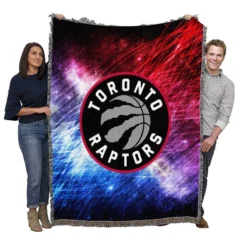 Toronto Raptors Logo Woven Blanket