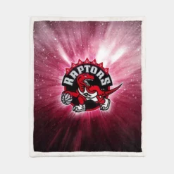 Toronto Raptors NBA Basketball Team Sherpa Fleece Blanket 1