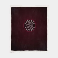 Toronto Raptors Top Ranked NBA Basketball Sherpa Fleece Blanket 1