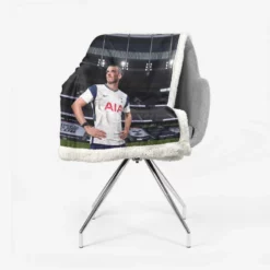 Tottenham Hotspur F C Soccer Player Gareth Bale Sherpa Fleece Blanket 2