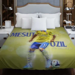 UEFA Champions League Arsenal Player Mesut Ozil Duvet Cover