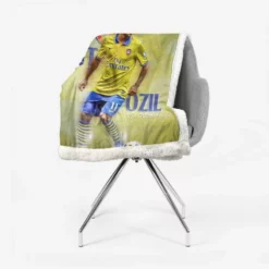 UEFA Champions League Arsenal Player Mesut Ozil Sherpa Fleece Blanket 2