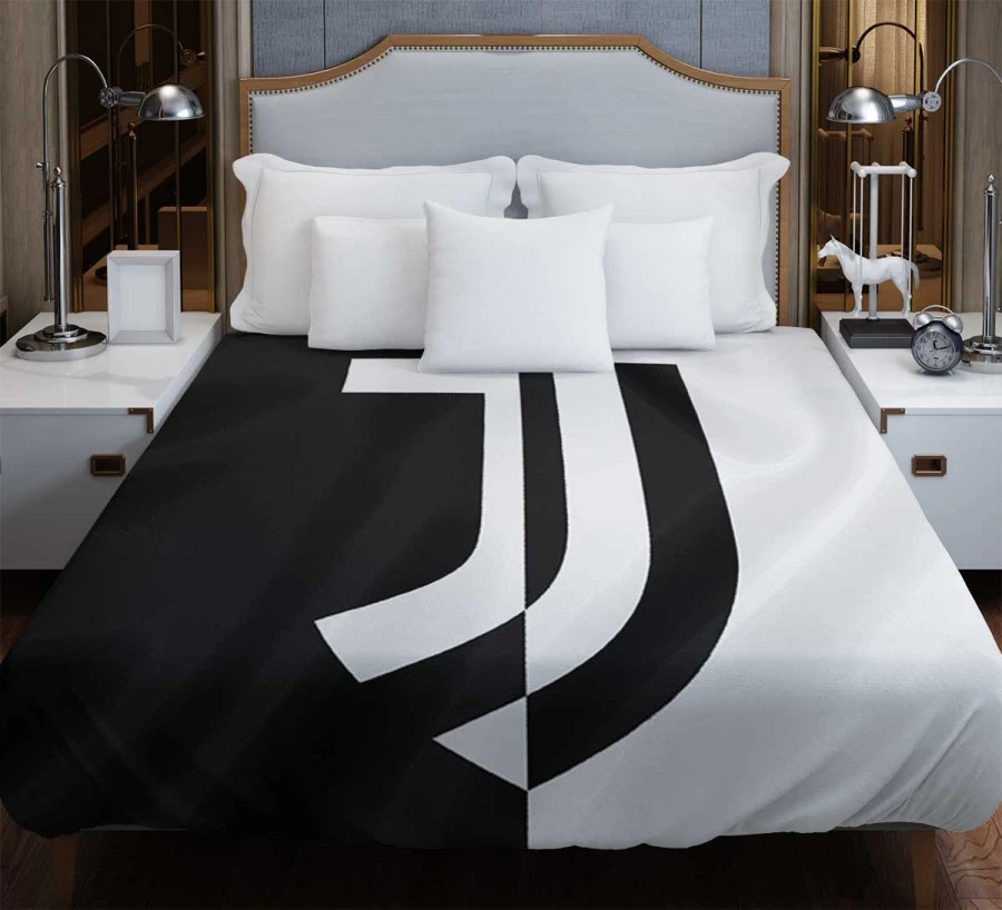 UEFA Champions Leagues Club Juventus Logo Duvet Cover