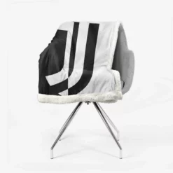 UEFA Champions Leagues Club Juventus Logo Sherpa Fleece Blanket 2