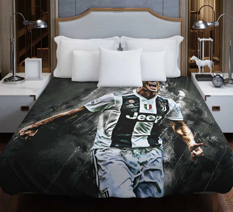 UEFA Champions Leagues Cristiano Ronaldo Duvet Cover