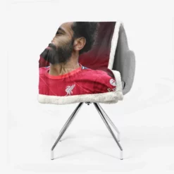 UEFA Cup Footballer Mohamed Salah Sherpa Fleece Blanket 2