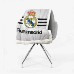 UEFA Winner Real Madrid Soccer Sherpa Fleece Blanket 2