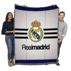 UEFA Winner Real Madrid Soccer Woven Blanket