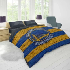 Ultimate Basketball Team Golden State Warriors Logo Duvet Cover 1