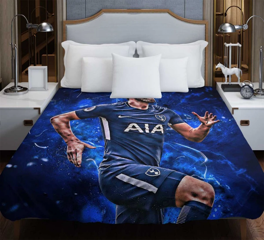 Ultimate English Player Harry Kane Duvet Cover