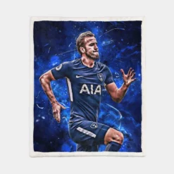 Ultimate English Player Harry Kane Sherpa Fleece Blanket 1