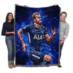 Ultimate English Player Harry Kane Woven Blanket