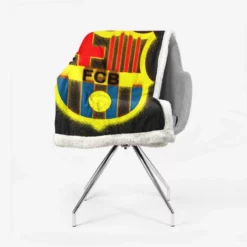 Ultimate Football Club FC Barcelona Sherpa Fleece Blanket 2