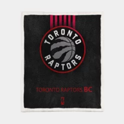 Ultimate NBA Toronto Raptors Logo Sherpa Fleece Blanket 1
