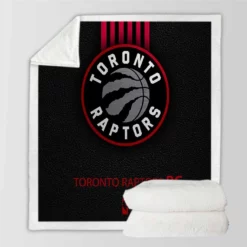 Ultimate NBA Toronto Raptors Logo Sherpa Fleece Blanket