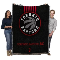 Ultimate NBA Toronto Raptors Logo Woven Blanket