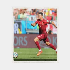 Ultimate Portuguese Cristiano Ronaldo Sherpa Fleece Blanket 1