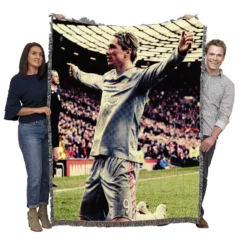 Uniqe Liverpool Soccer Player Fernando Torres Woven Blanket