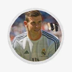 Uniqe Real Madrid Player Gareth Bale Round Beach Towel