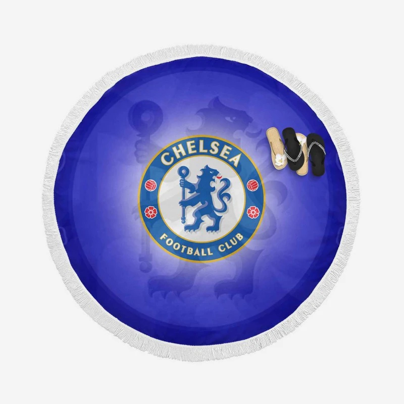 Unique English Football Club Chelsea Round Beach Towel