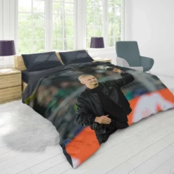 Unique Man City Football Player Erling Haaland Duvet Cover 1