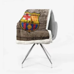 Unique Playing Style Club FC Barcelona Sherpa Fleece Blanket 2