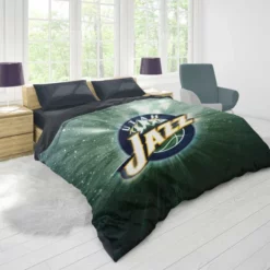 Utah Jazz American Basketball Team Duvet Cover 1