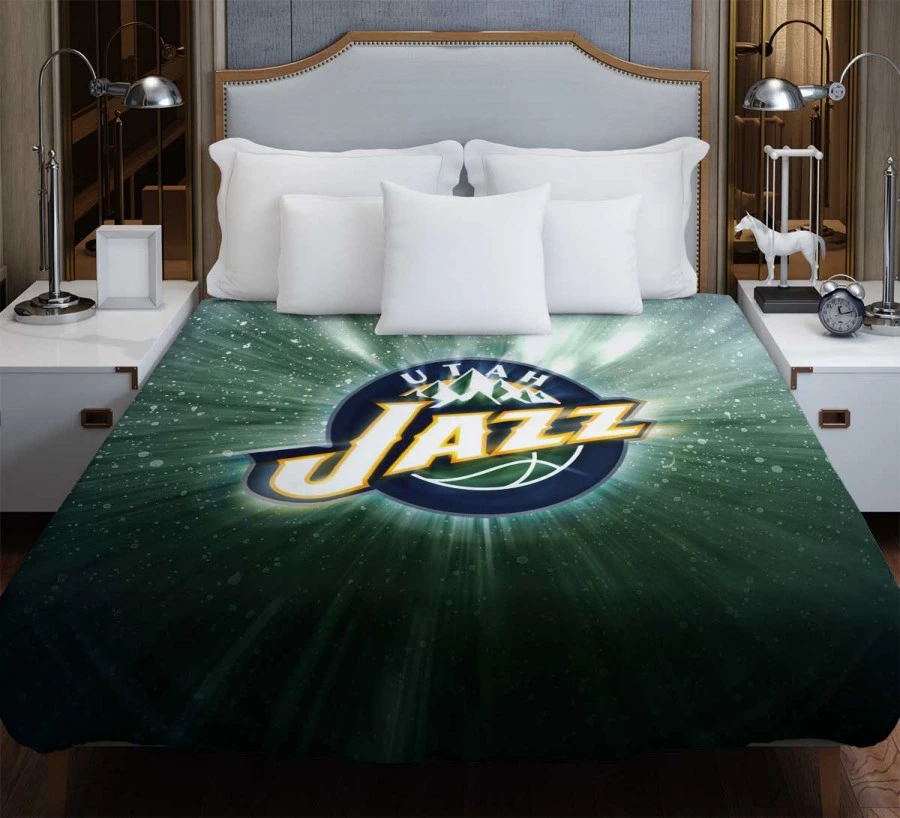 Utah Jazz American Basketball Team Duvet Cover