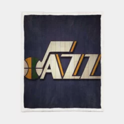 Utah Jazz Professional NBA Club Sherpa Fleece Blanket 1