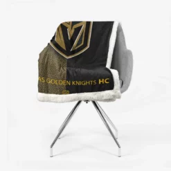 Vegas Golden Knights Professional Ice Hockey Team Sherpa Fleece Blanket 2