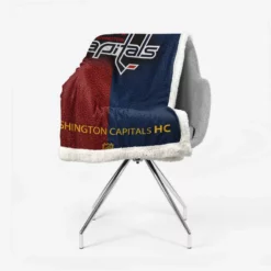 Washington Capitals Stanley Cup NHL Sherpa Fleece Blanket 2