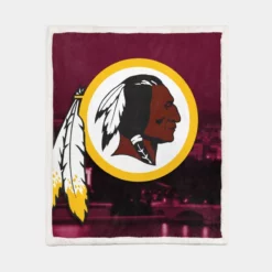 Washington Redskins Awarded American Football Club Sherpa Fleece Blanket 1