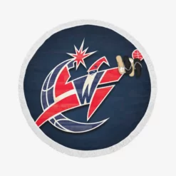 Washington Wizards Excellent NBA Team Round Beach Towel