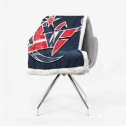 Washington Wizards Excellent NBA Team Sherpa Fleece Blanket 2