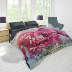 World Best Sportsman Cristiano Ronaldo Duvet Cover 1