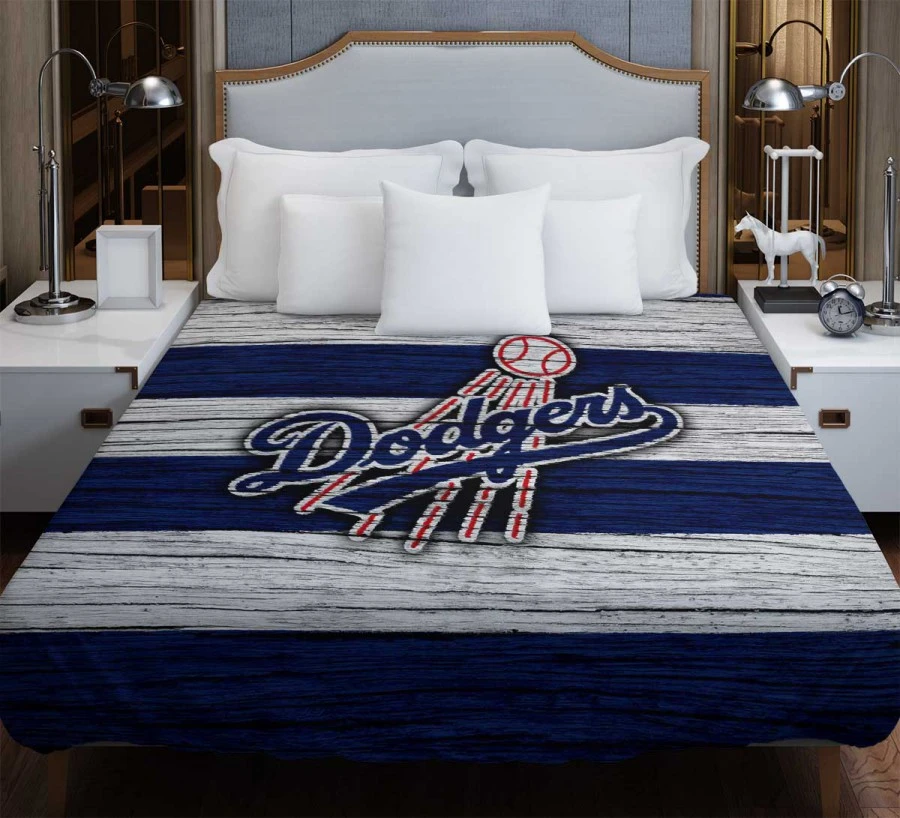 World Series MLB Baseball Club Los Angeles Dodgers Duvet Cover