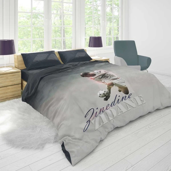 Zinedine Zidane France World Cup Footballer Duvet Cover 1