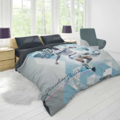 Zinedine Zidane French Footballer Duvet Cover 1