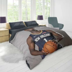 Zion Williamson Popular NBA New Orleans Player Duvet Cover 1