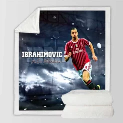 Zlatan Ibrahimovic European Cup Footballer Sherpa Fleece Blanket