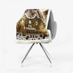 Zlatan Ibrahimovic UEFA Super Cup Football Sherpa Fleece Blanket 2