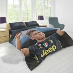 dependable Juve sports Player Paulo Bruno Dybala Duvet Cover 1