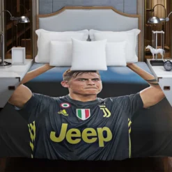 dependable Juve sports Player Paulo Bruno Dybala Duvet Cover