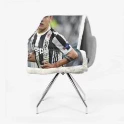 determined Juve Footballer Player Paulo Dybala Sherpa Fleece Blanket 2