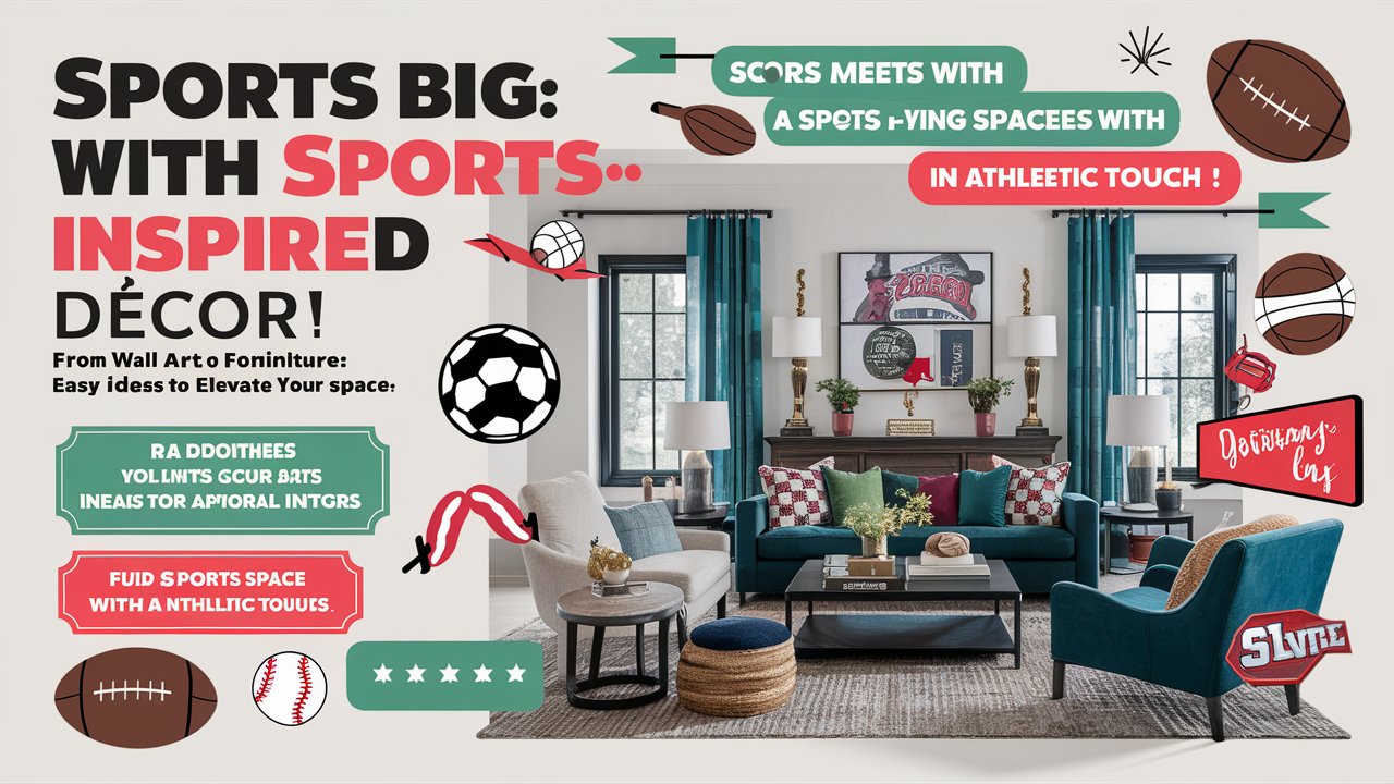 How to Incorporate Sports Themes into Your Home Décor