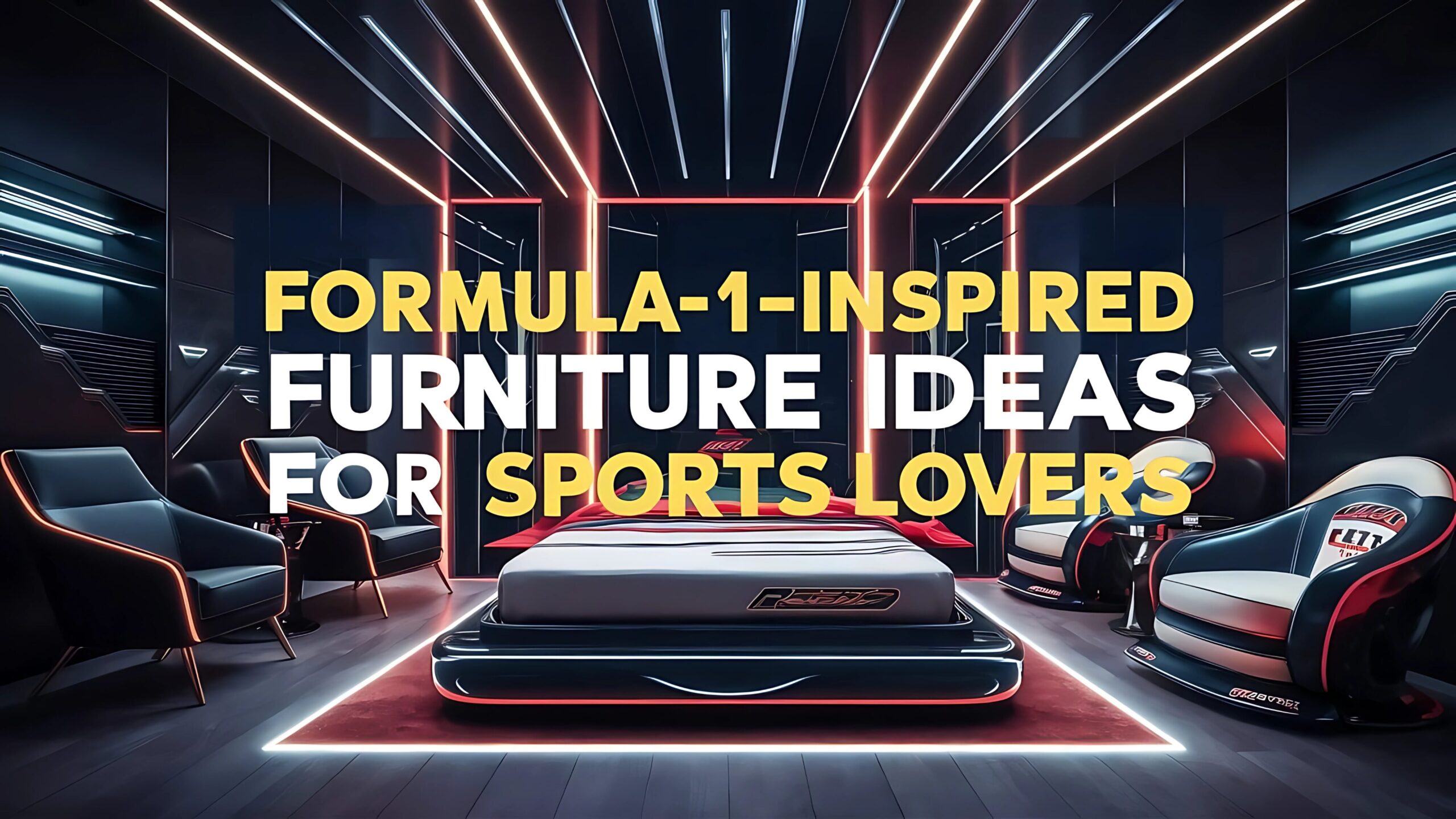 Formula 1-Inspired Furniture Ideas for Sports Lovers