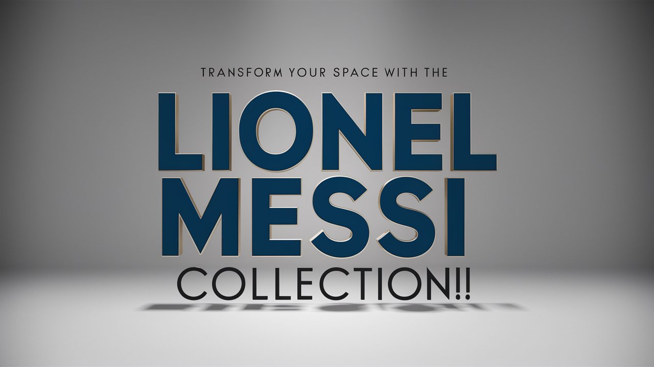 Lionel Messi Home Décor Collection